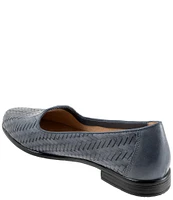 Trotters Liz III Woven Leather Loafers