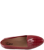 Trotters Liz III Woven Leather Loafers