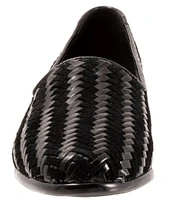 Trotters Liz III Woven Leather Loafers