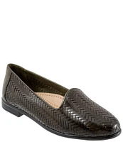 Trotters Liz III Woven Leather Slip-On Loafers