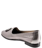 Trotters Liz Tassel Metallic Leather Loafers