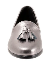 Trotters Liz Tassel Metallic Leather Loafers