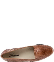 Trotters Liz Woven Leather Slip-On Loafers