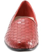 Trotters Liz Woven Leather Slip-On Loafers