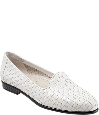 Trotters Liz Woven Leather Slip-On Loafers