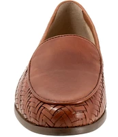 Trotters Lyric Woven Leather Loafers