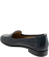 Trotters Lyric Woven Leather Loafers