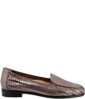 Trotters Lyric Woven Leather Loafers