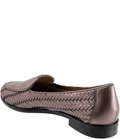 Trotters Lyric Woven Leather Loafers