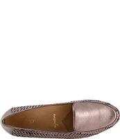 Trotters Lyric Woven Leather Loafers