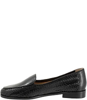 Trotters Lyric Woven Leather Loafers