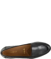 Trotters Lyric Woven Leather Loafers