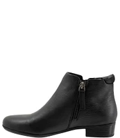 Trotters Major Embossed Leather Booties