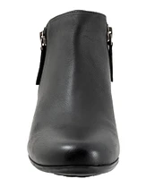 Trotters Major Embossed Leather Booties