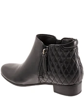 Trotters Major Leather Quilted Booties