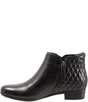 Trotters Major Leather Quilted Booties