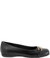 Trotters Sadie Square Toe Bit Buckle Flats