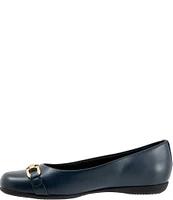 Trotters Sadie Square Toe Bit Buckle Flats