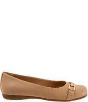 Trotters Sadie Square Toe Bit Buckle Flats