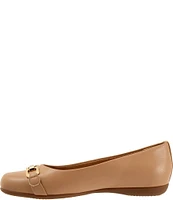 Trotters Sadie Square Toe Bit Buckle Flats