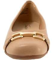 Trotters Sadie Square Toe Bit Buckle Flats