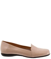 Trotters Sage Patent Scalloped Detail Slip-Ons