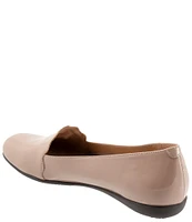 Trotters Sage Patent Scalloped Detail Slip-Ons