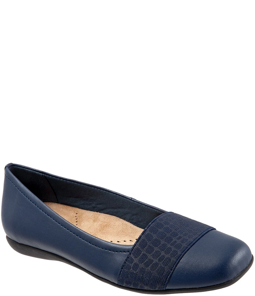 Trotters Samantha Leather Slip-On Flats