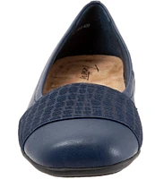 Trotters Samantha Leather Slip-On Flats