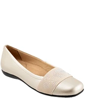 Trotters Samantha Metallic Gem Band Slip-On Flats