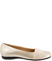 Trotters Samantha Metallic Gem Band Slip-On Flats