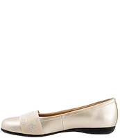 Trotters Samantha Metallic Gem Band Slip-On Flats