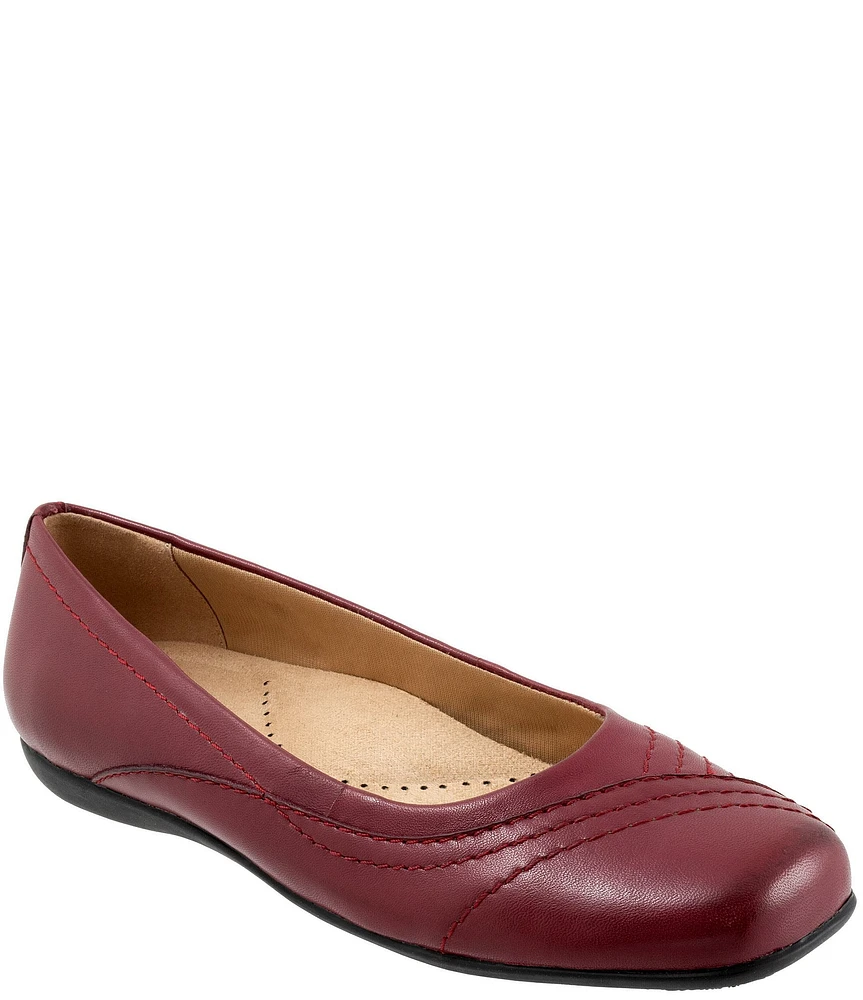 Trotters Sasha Leather Slip-On Flats