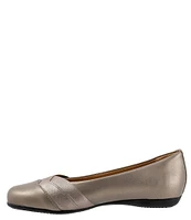 Trotters Stella Band Detailed Square Toe Slip-Ons