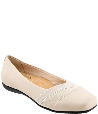 Trotters Stella Band Detailed Square Toe Slip-Ons