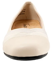 Trotters Stella Band Detailed Square Toe Slip-Ons