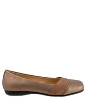 Trotters Stella Band Detailed Square Toe Slip-Ons