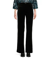 Tru Luxe Jeans Velvet Stretch Wide Leg Pant