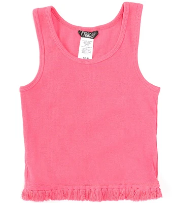 Truce Big Girls 7-16 Fringe-Trimmed Tank Top