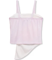 Truce Big Girls 7-16 Sleeveless Sublimation-Printed Side Ruched Top