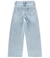 Truce Big Girls 7-16 Straight-Leg Bow-Accented Jeans