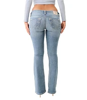 True Religion Becca Low Rise Super T Crystal Bootcut Jeans