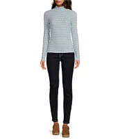 True Religion Jennie Mid Rise Curvy Skinny Flap Pocket Jeans