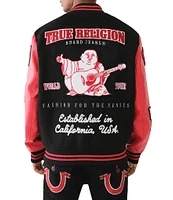 True Religion Long Sleeve Varsity Jacket