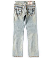 True Religion Ricky Super-T Flap Regular Fit Straight Leg Jeans