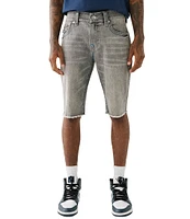 True Religion Rocco Flap Fray Hem 12#double; Inseam Shorts