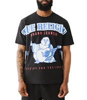 True Religion Short Sleeve Exaggerated Icon Graphic T-Shirt