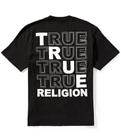 True Religion Short Sleeve Puff Stitch Graphic T-shirt