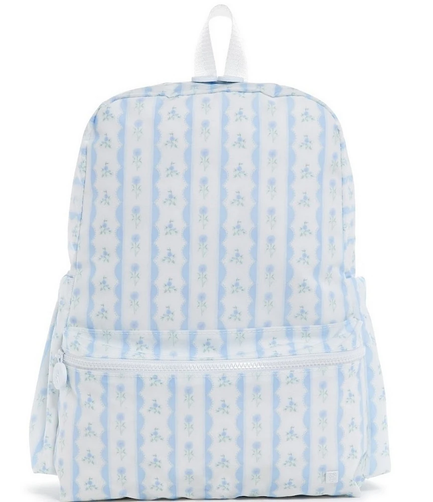 TRVL Design Ribbon Blue Floral Backpack