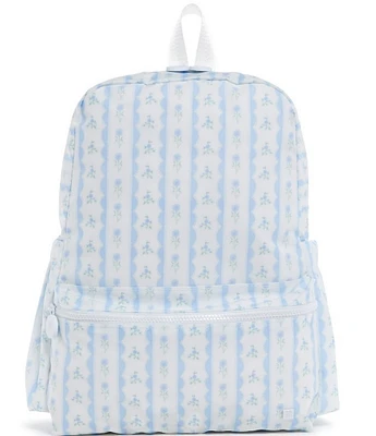 TRVL Design Ribbon Blue Floral Backpack